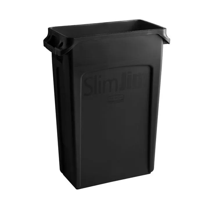 23 Gallon Plastic Space Saver Trash Can