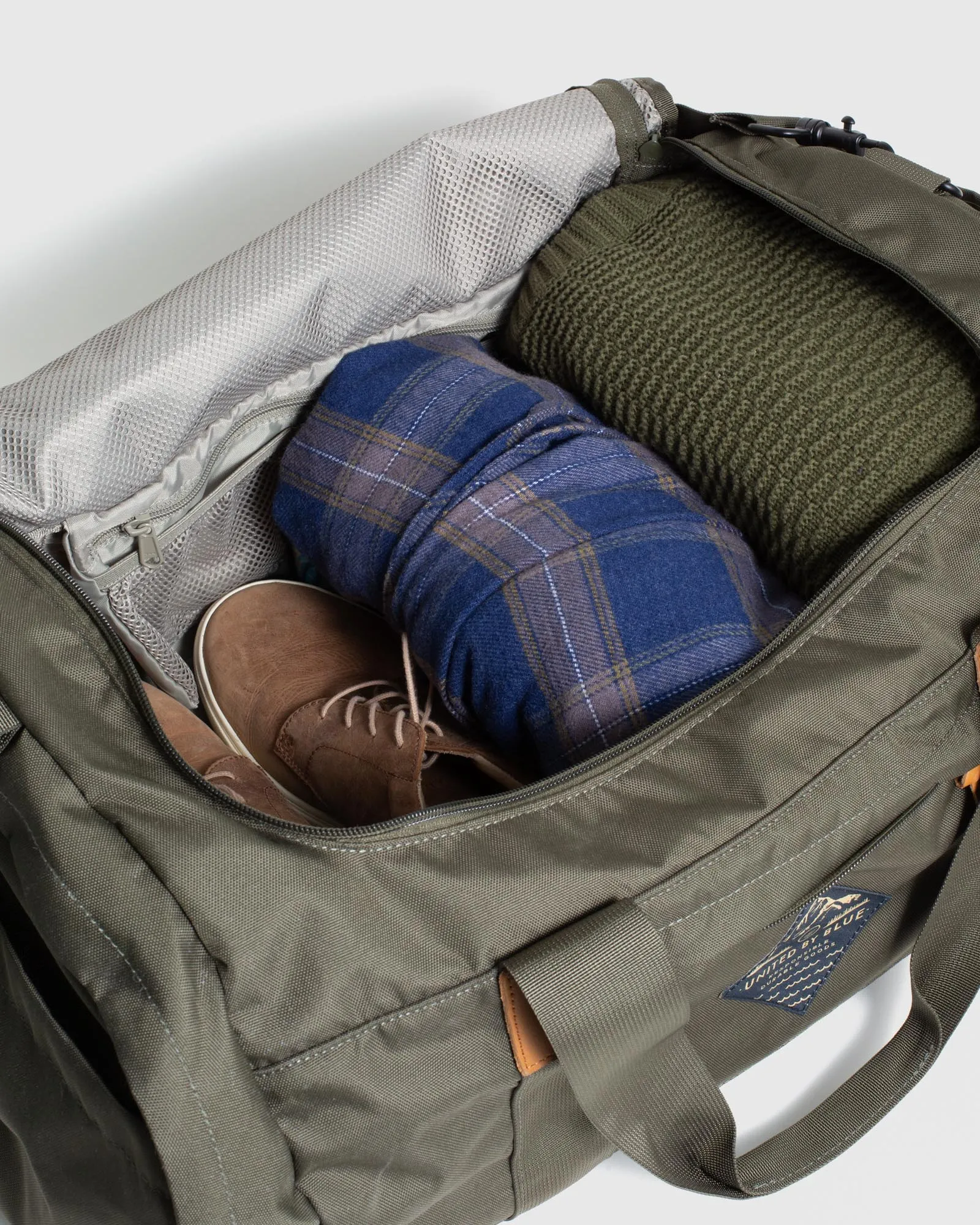 55L Carry-On Duffle - Black, Olive