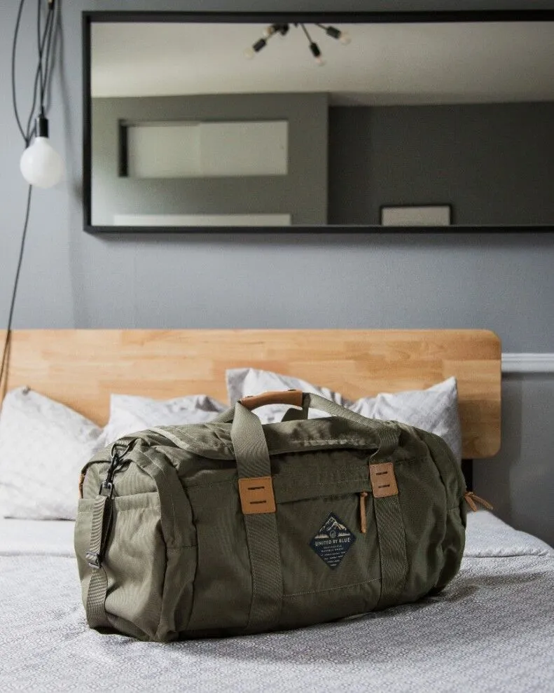 55L Carry-On Duffle - Black, Olive