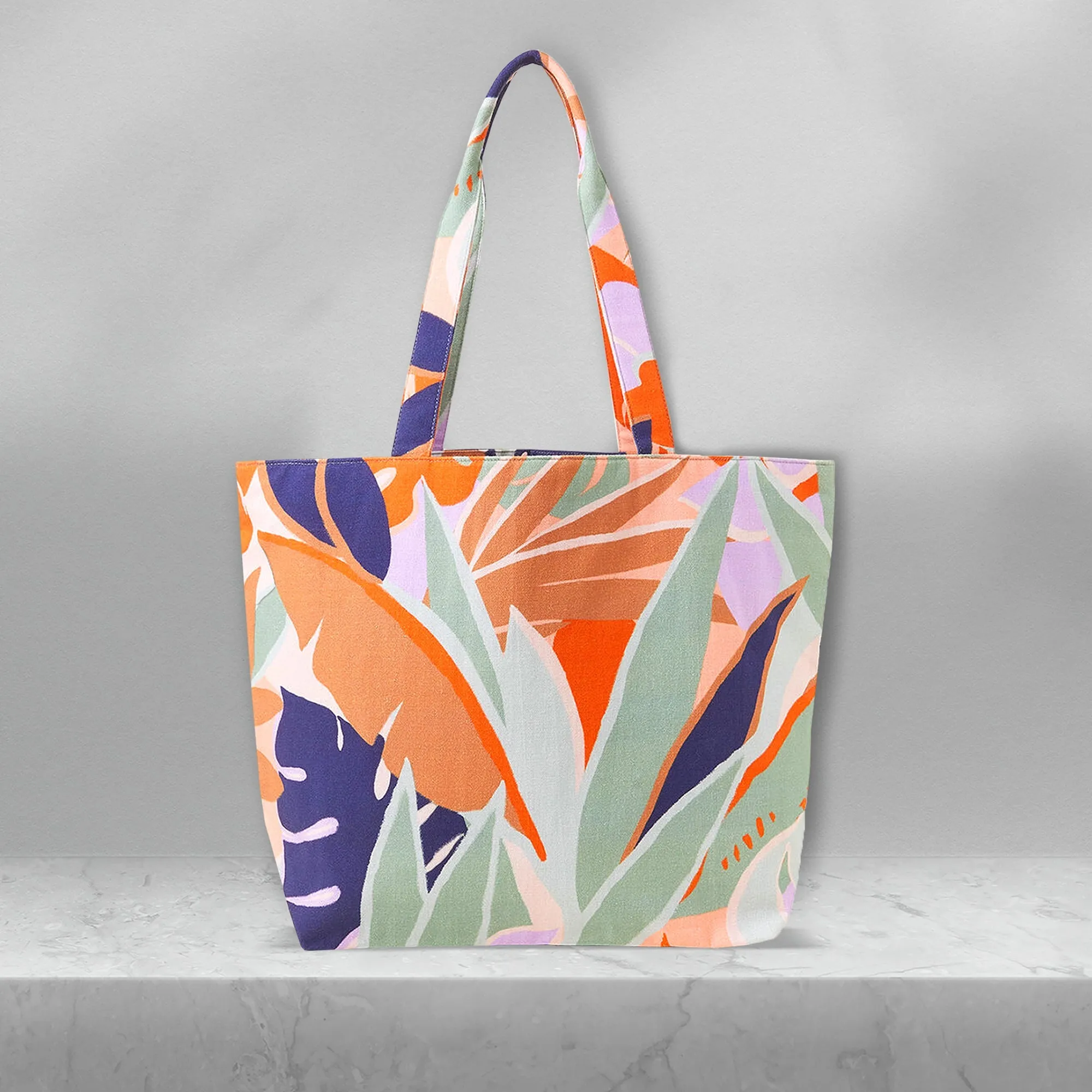 Accessorize London Multi Palm print shopper Bag