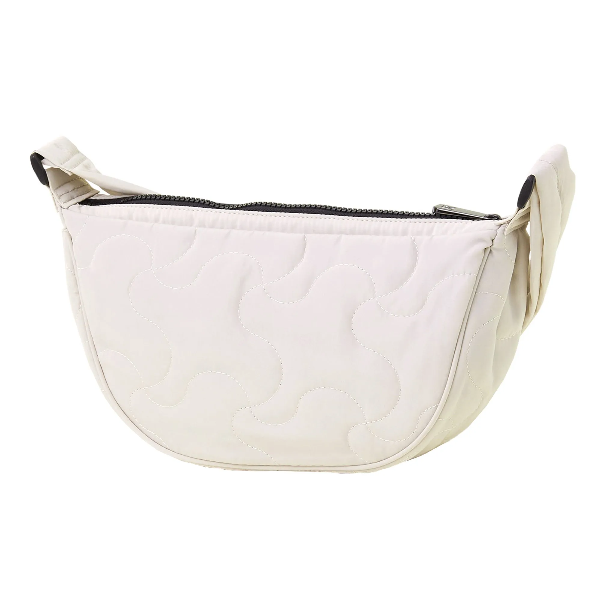 Accessorize London Women's Cream Quilted Cross-body Bag