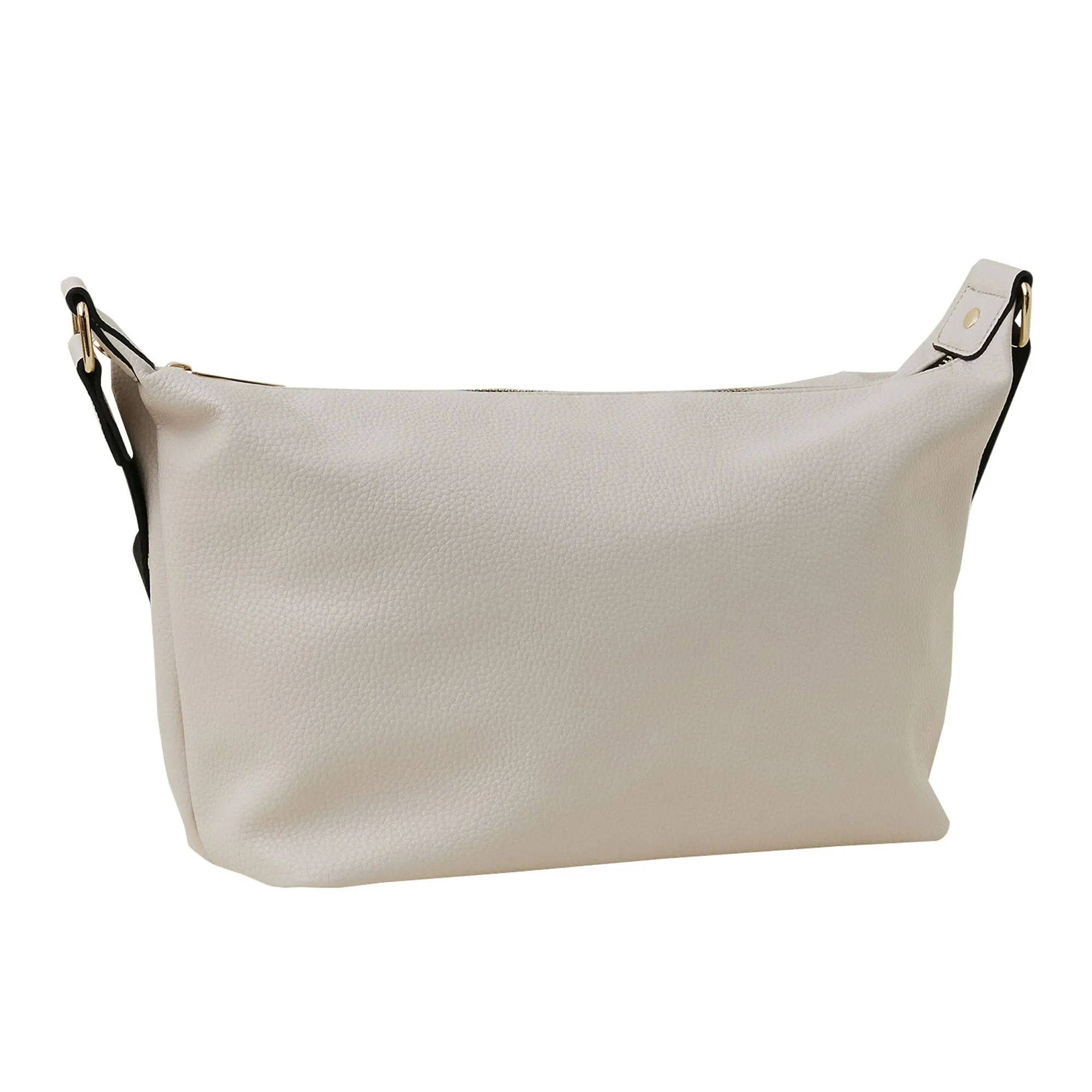 Accessorize London Women's Cream Slouchy Webbing Strap Bag