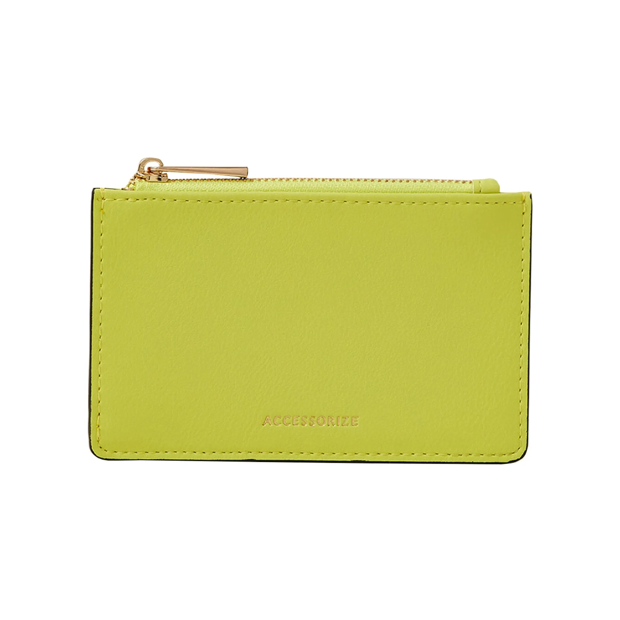 Accessorize London Women's Lime Classic Card Holder