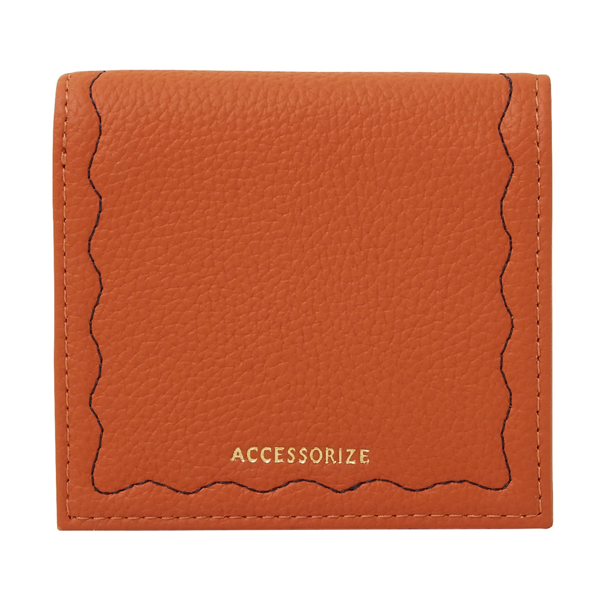 Accessorize London Women's Orange Wiggle Fold Cardholder