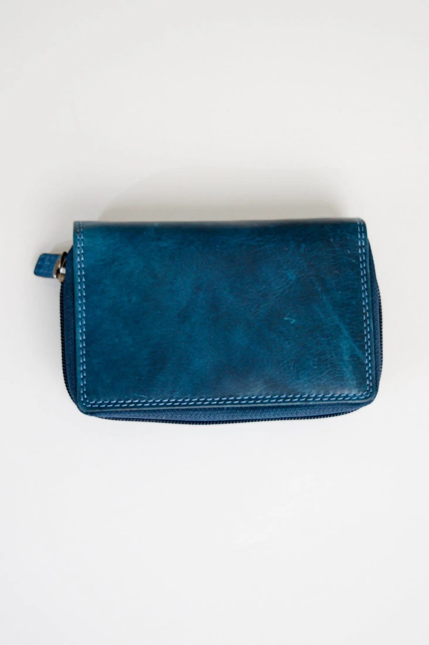 Adrian Klis 5103 Ladies Wallet, Blue, Leather