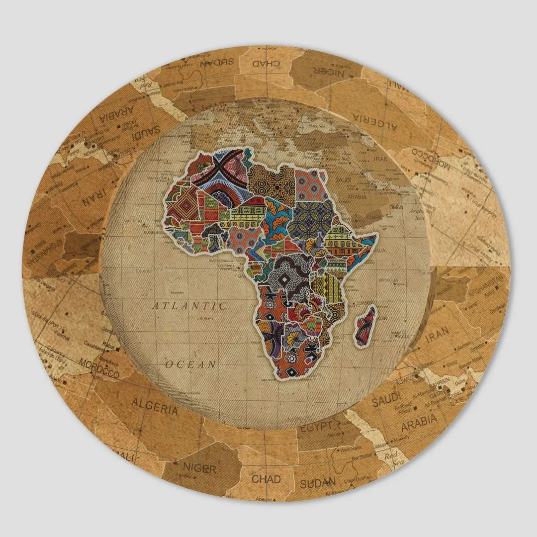 Africa On World Map Bucket Hat