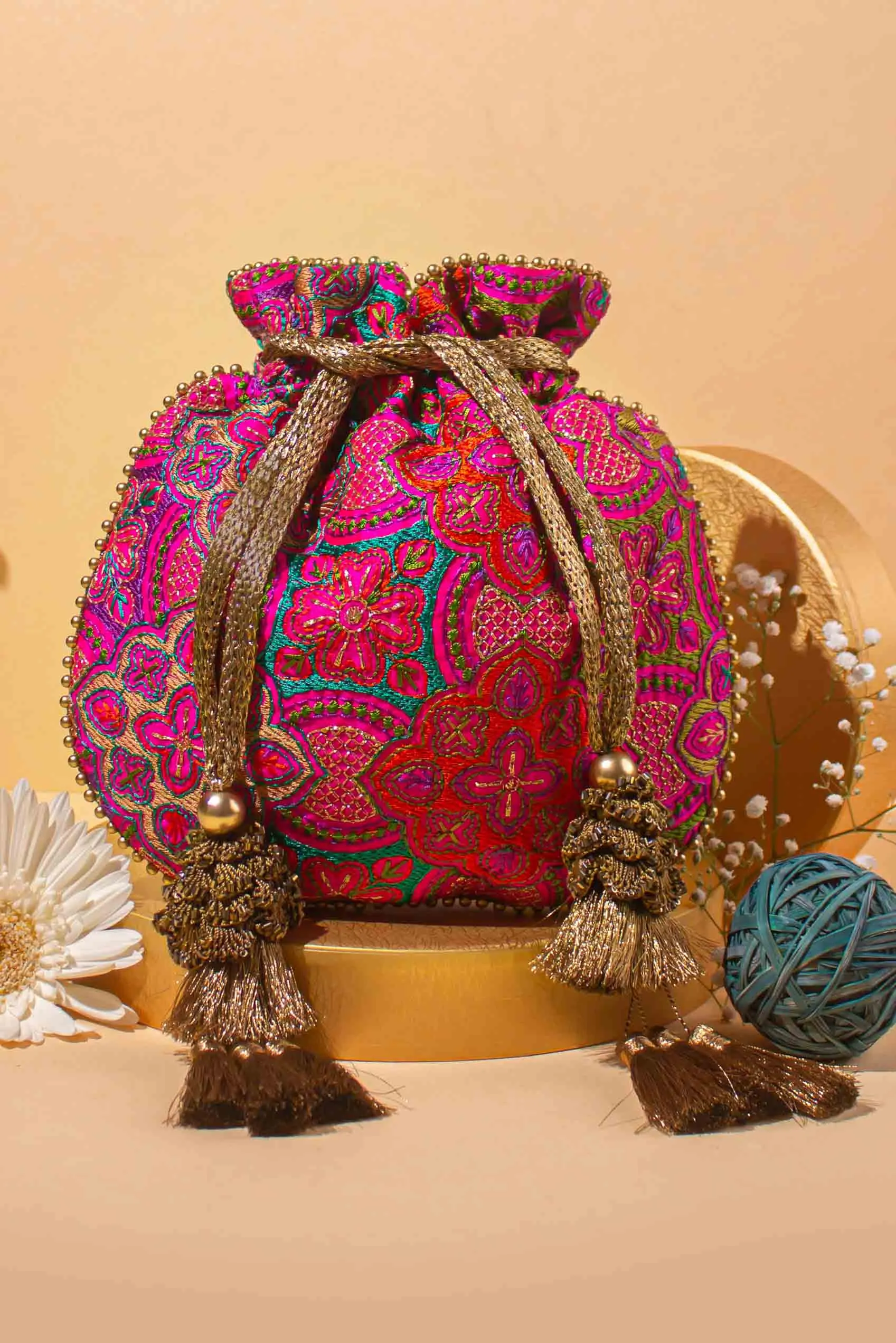 Amna Potli bag - Pink