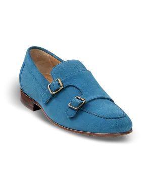 Amos Monk Strap Loafer - Ocean Blue