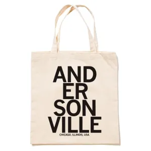 Andersonville Stacked Text Tote Bag