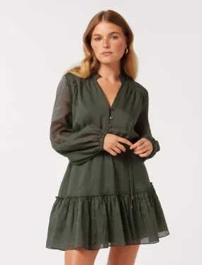 Ashley Petite Frill Mini Dress