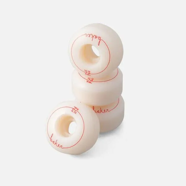 Baker Skateboards Cursive Wheels - 53mm