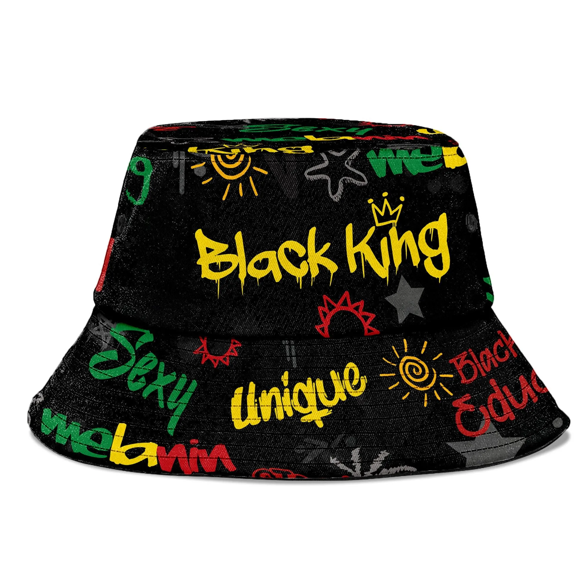 Black King's Time Bucket Hat