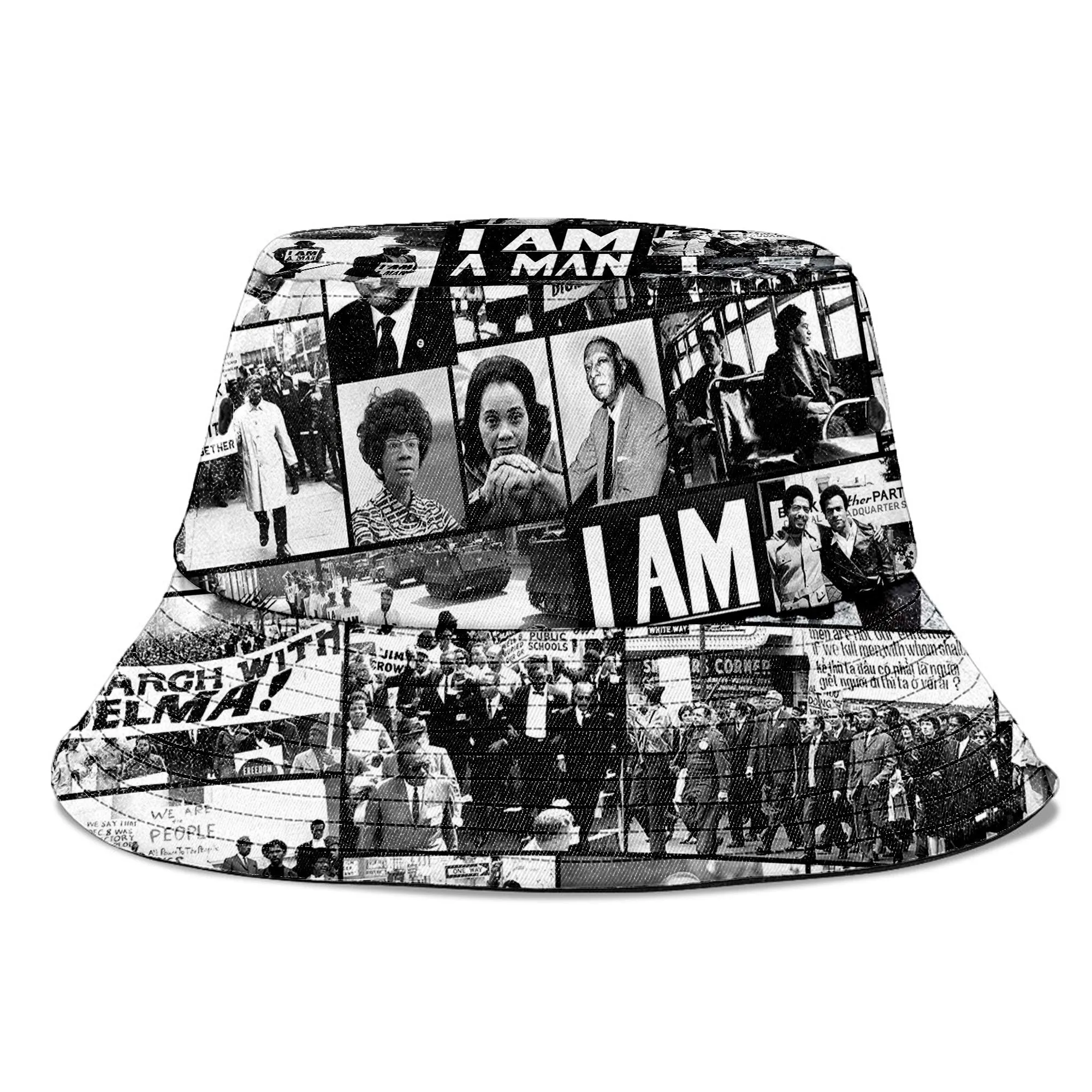 Black Power Images 2 Bucket Hat