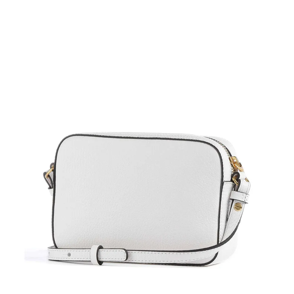 Borsa Donna a Tracolla COCCINELLE in Pelle Brillant White linea Beat Soft Mini