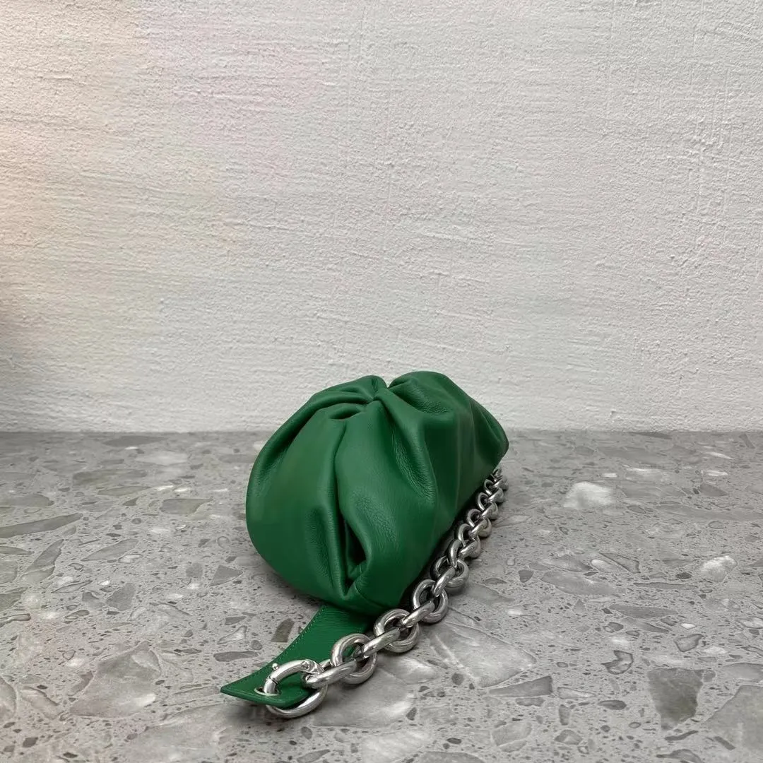 BV Chain Pouch Green, For Women, Women’s Bags 12.2in/31cm