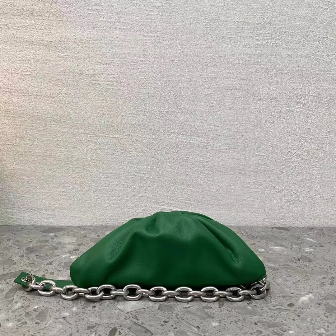 BV Chain Pouch Green, For Women, Women’s Bags 12.2in/31cm