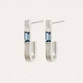 Cala Topaz Earrings - Silver