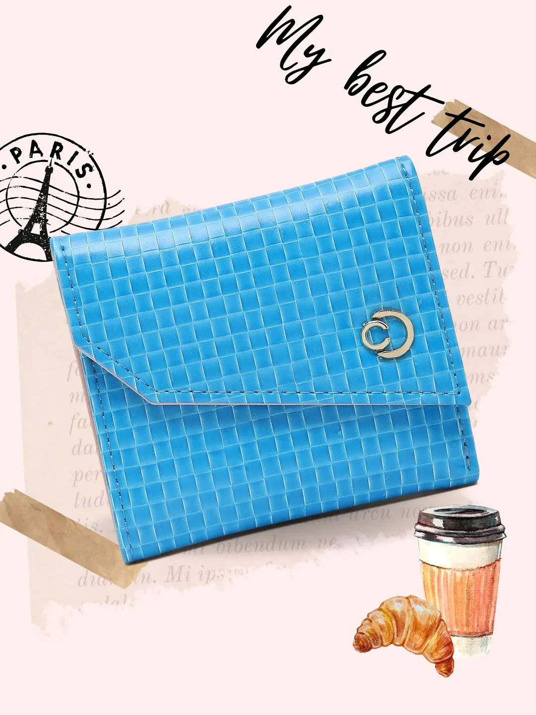 Caprese Ernesa Wallet Small Aqua