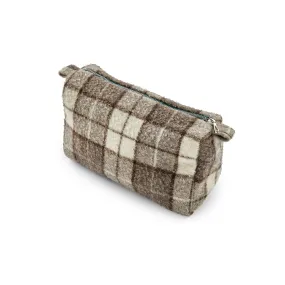 Casentino Tuscan Brown Check Medium Wash Bag