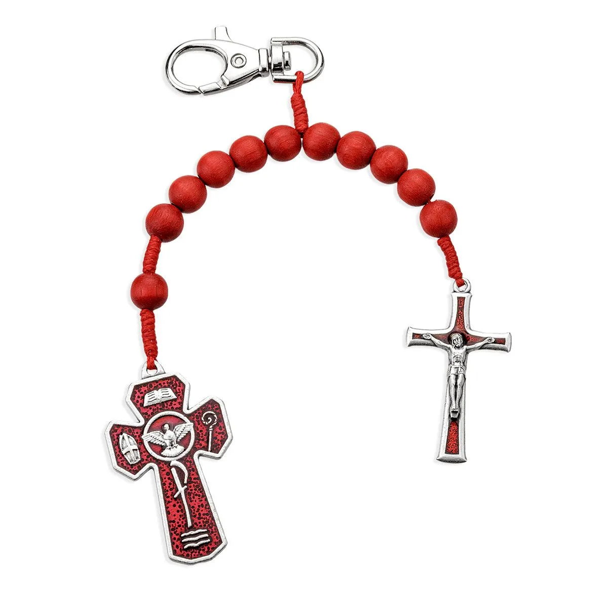 Confirmation Decade Rosary Key Chain