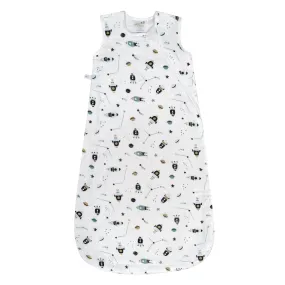 Cotton muslin sleep sack - Rockets (0.7 tog)