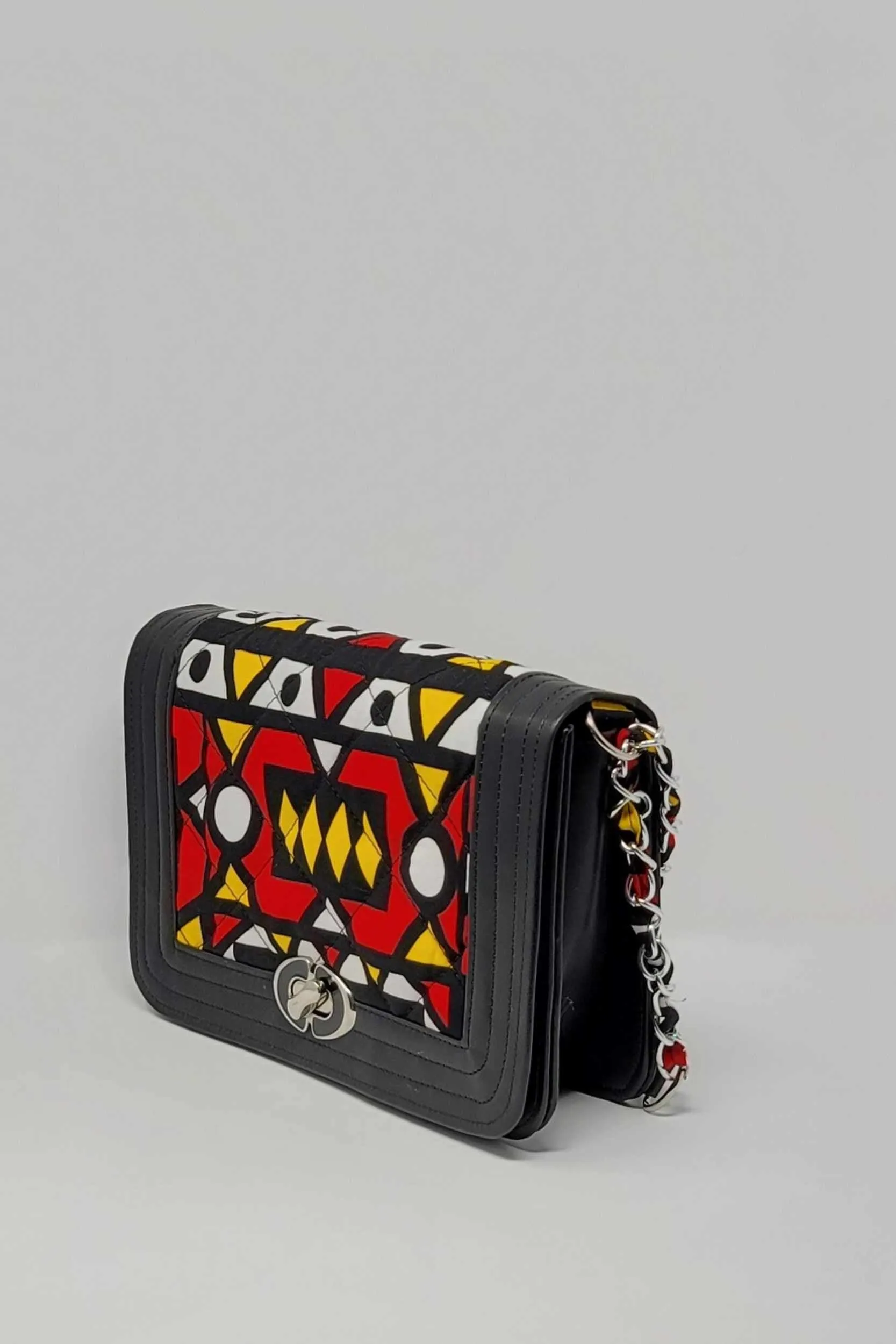 DIARA African Print Midsize Bag