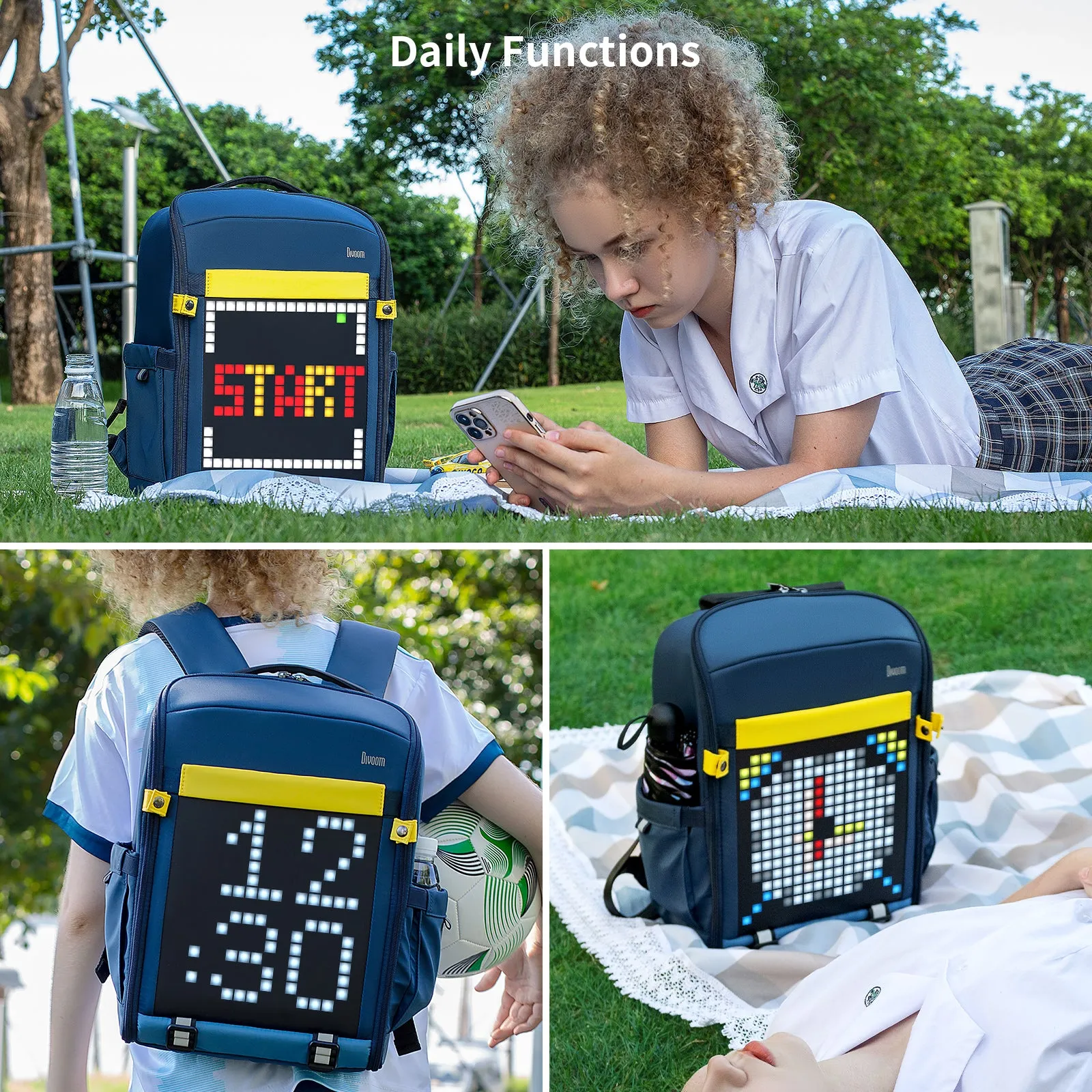 Divoom Backpack-S Pixel Art LED Backpack