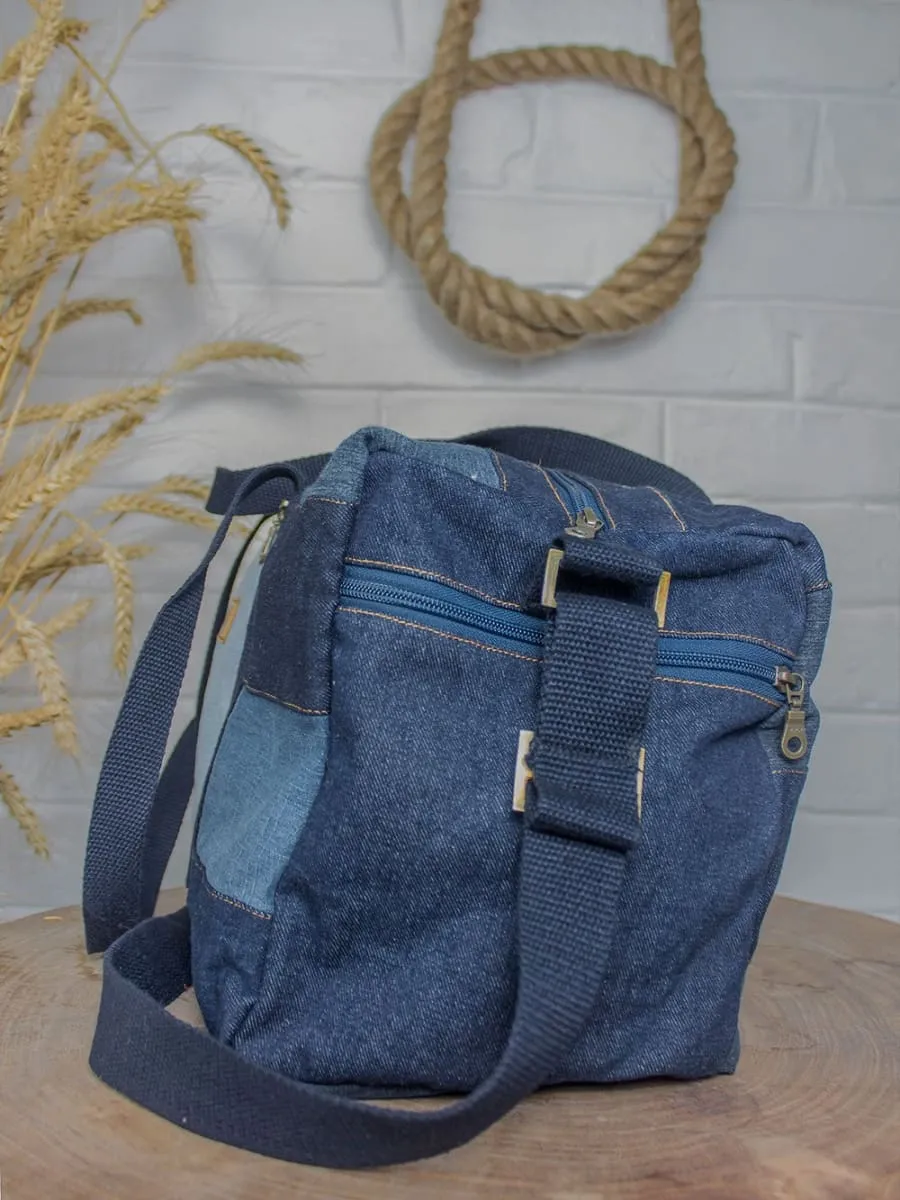 Dwij Upcycled Duffel Weekender Bag