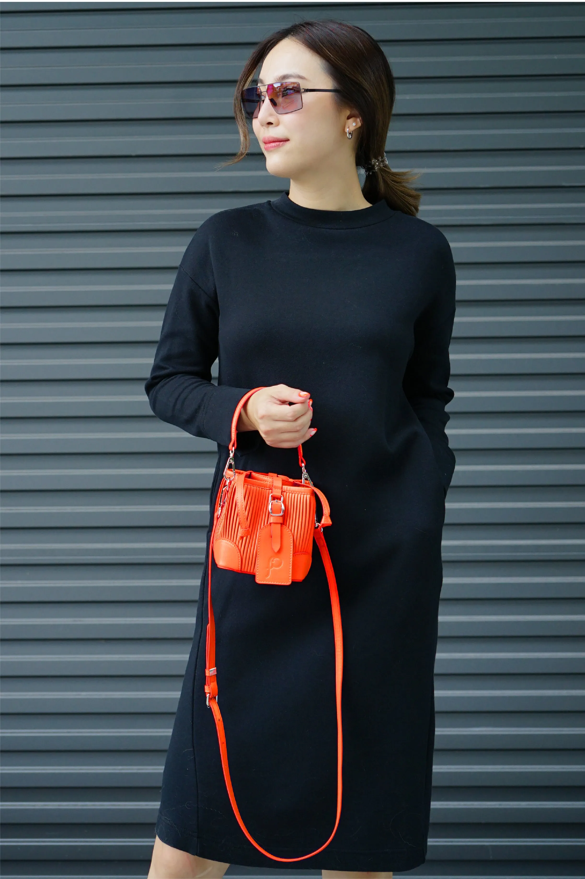 ELEPH BUCKET BAG - S : Orange