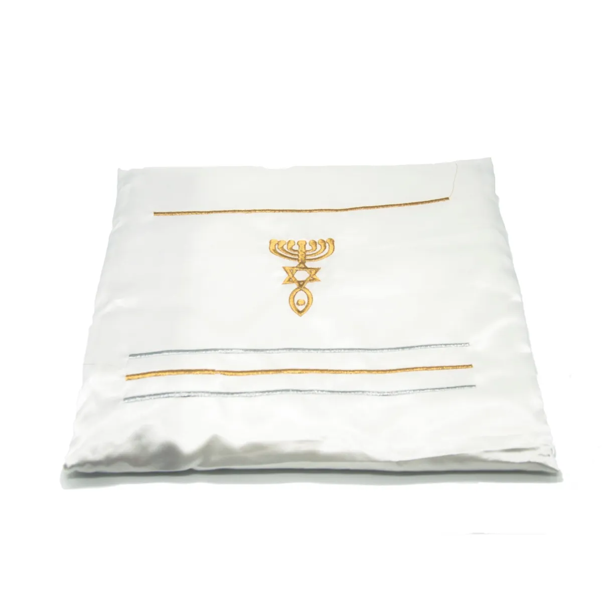 Extra Large Messianic Tallit Prayer Shawl and Bag XL