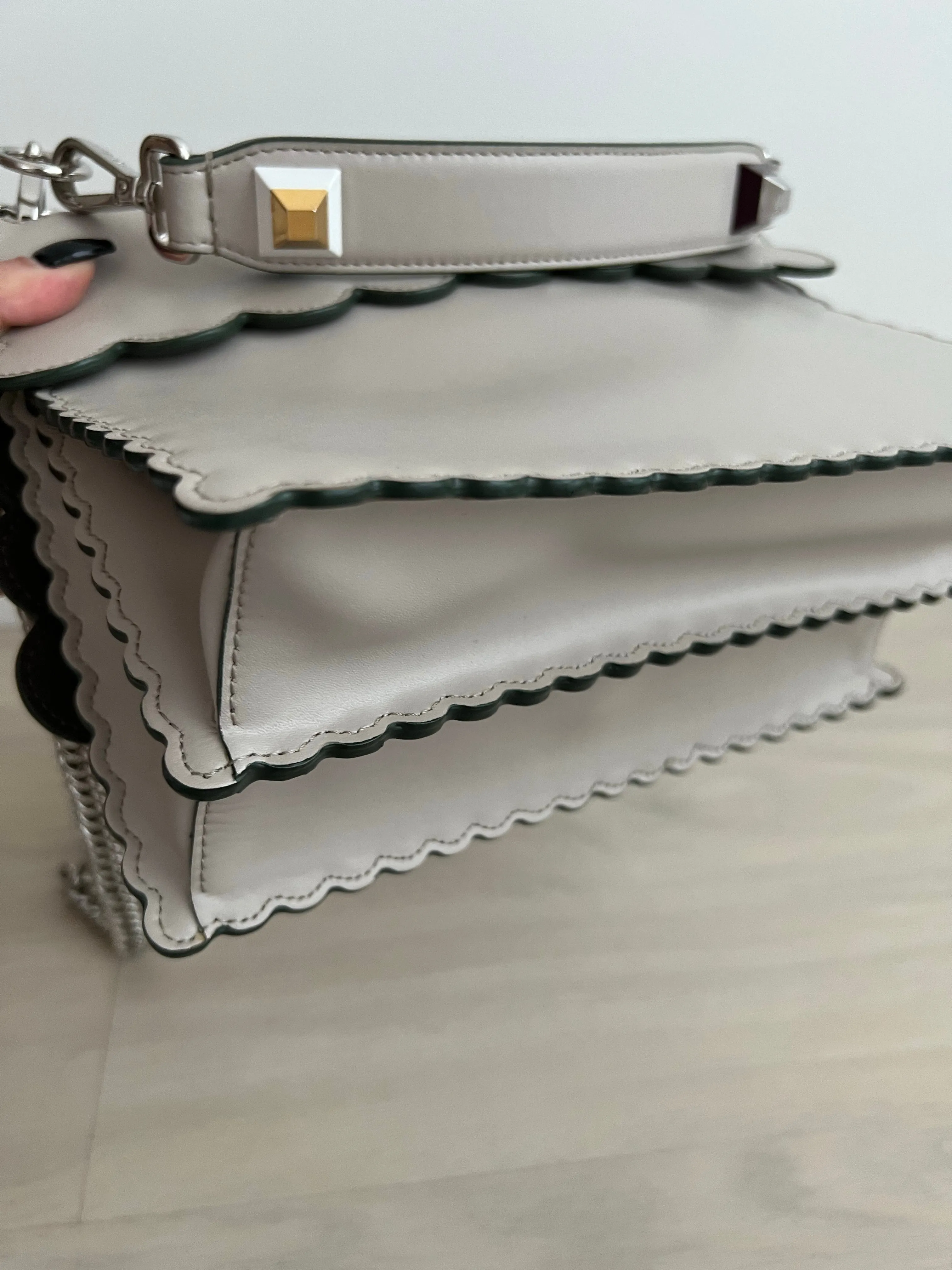 Fendi Scalloped Kan Bag