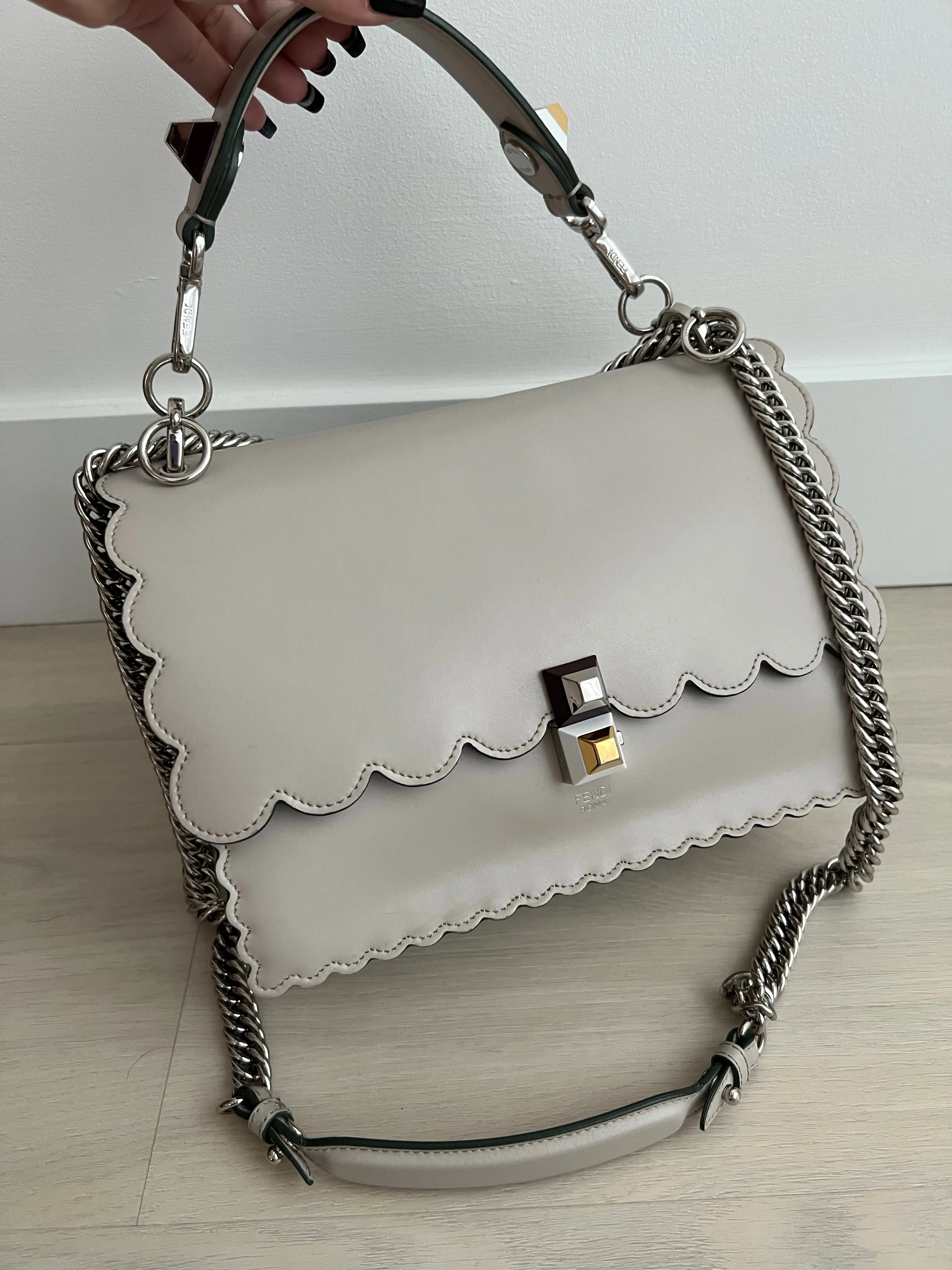 Fendi Scalloped Kan Bag