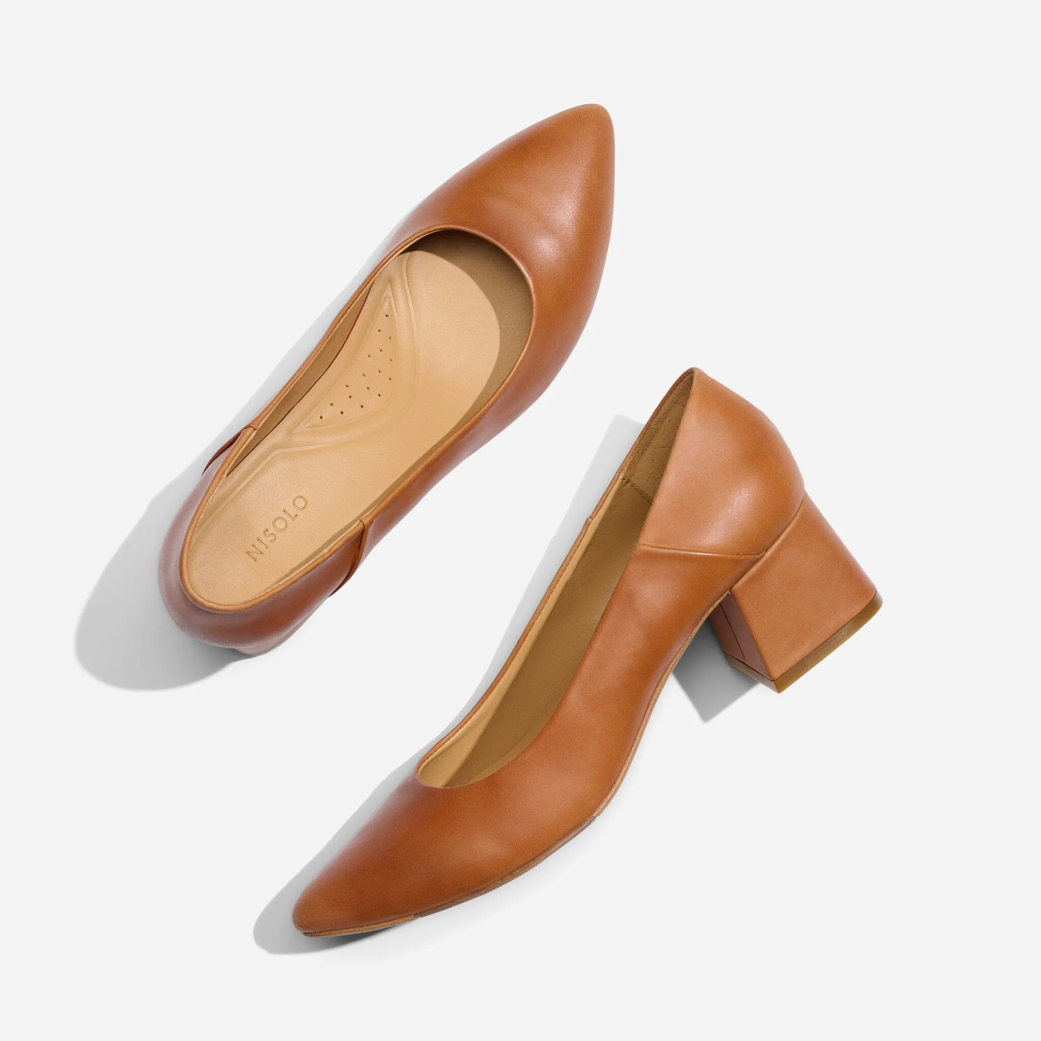 Fiorela Go-To Mid Heel Caramel