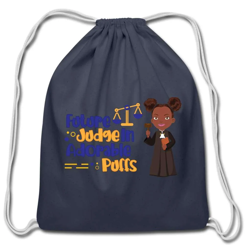 Future Judge Cotton Drawstring Bag