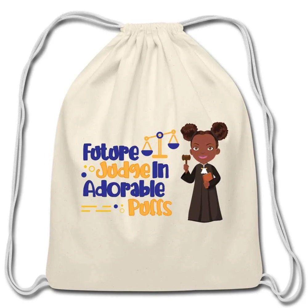 Future Judge Cotton Drawstring Bag