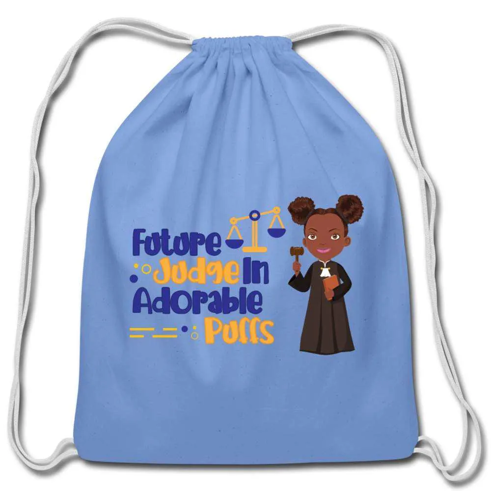 Future Judge Cotton Drawstring Bag