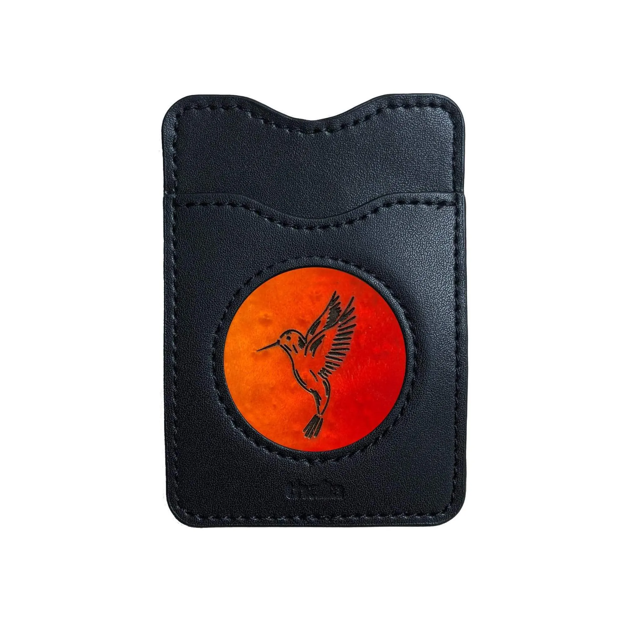 Gibson Hummingbird Engraving | Leather Phone Wallet