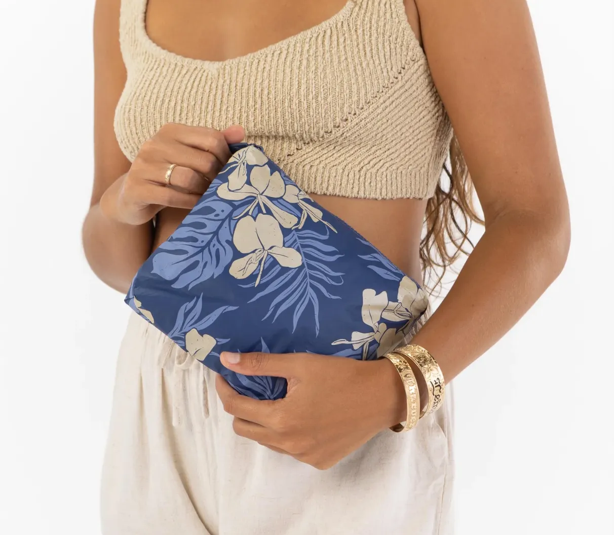 Ginger Dream Small Pouch / Hanalei Moon Navy