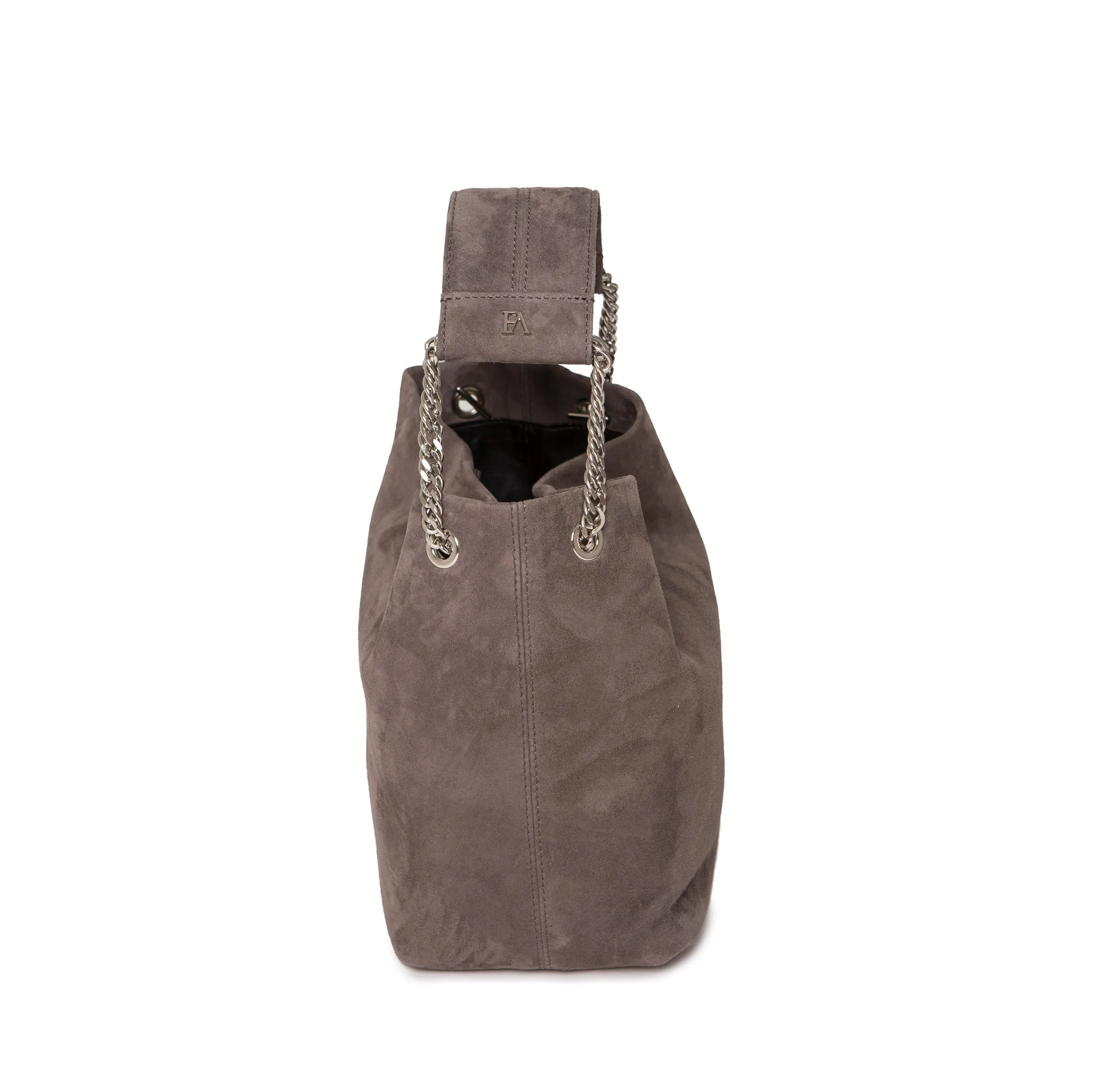 Gray Leia Bucket Bag