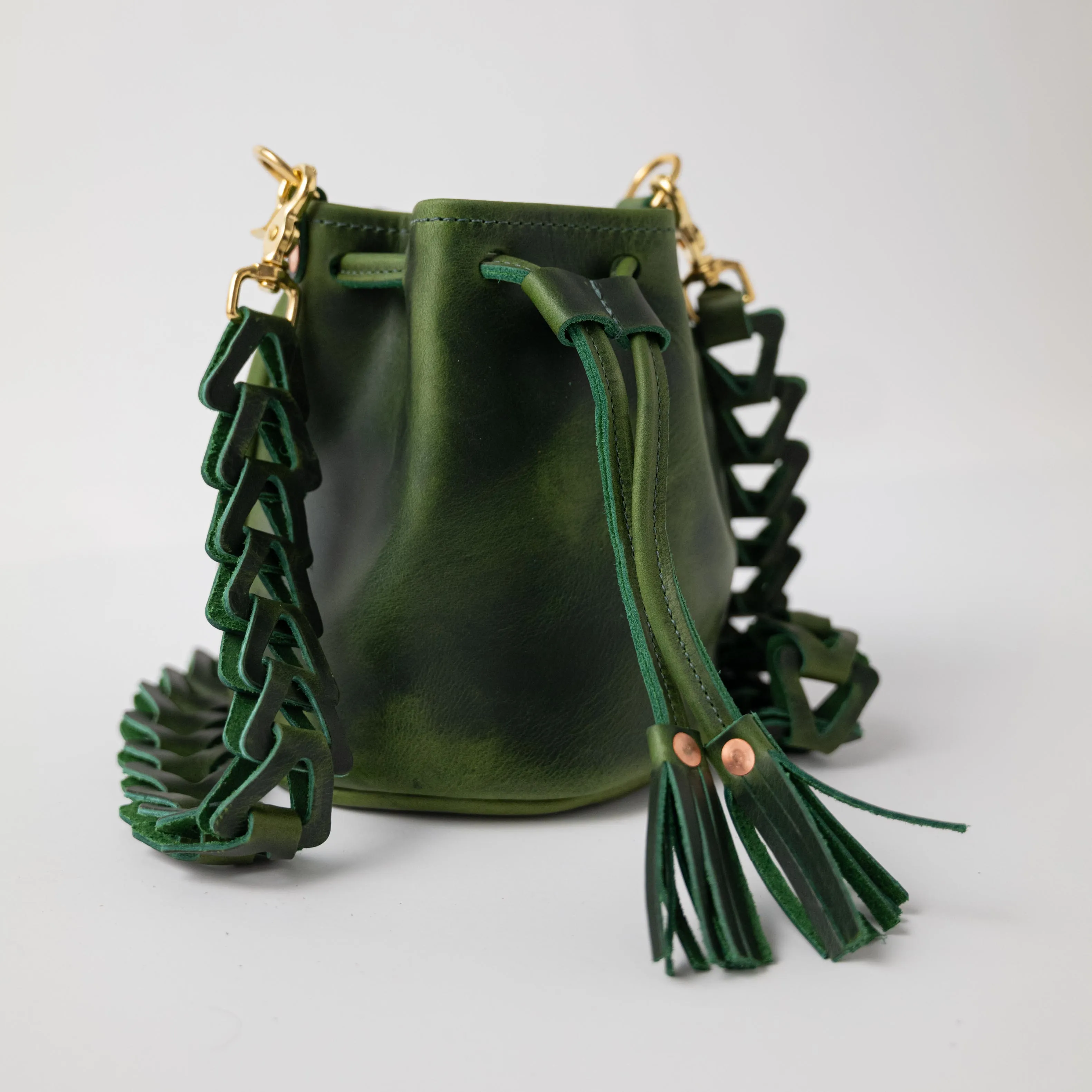 Green Cheaha Mini Bucket Bag