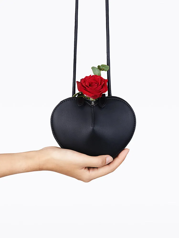 Heart-Shaped Crossbody Bag