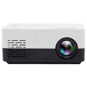 J15 1080P HD Projector Mini LED Projector Handheld Movie Beamer for Video Games Smart Home Theater Media Player US Plug