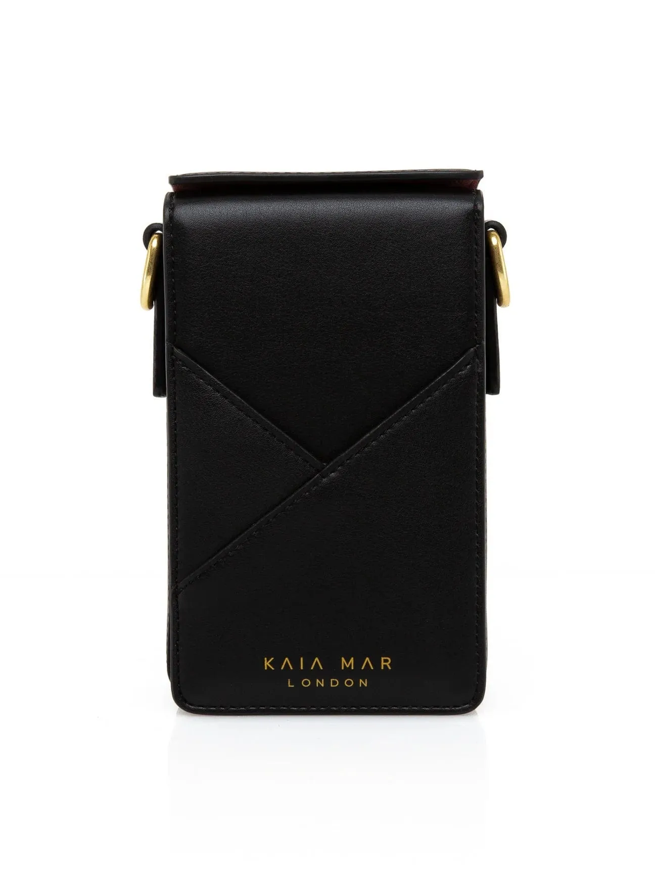 Kaia Desserto Vegan Cactus Leather Phone Bag | Blue Strap