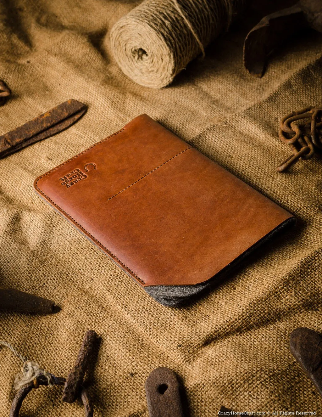 Leather iPad Mini Sleeve / Case | Classic Brown