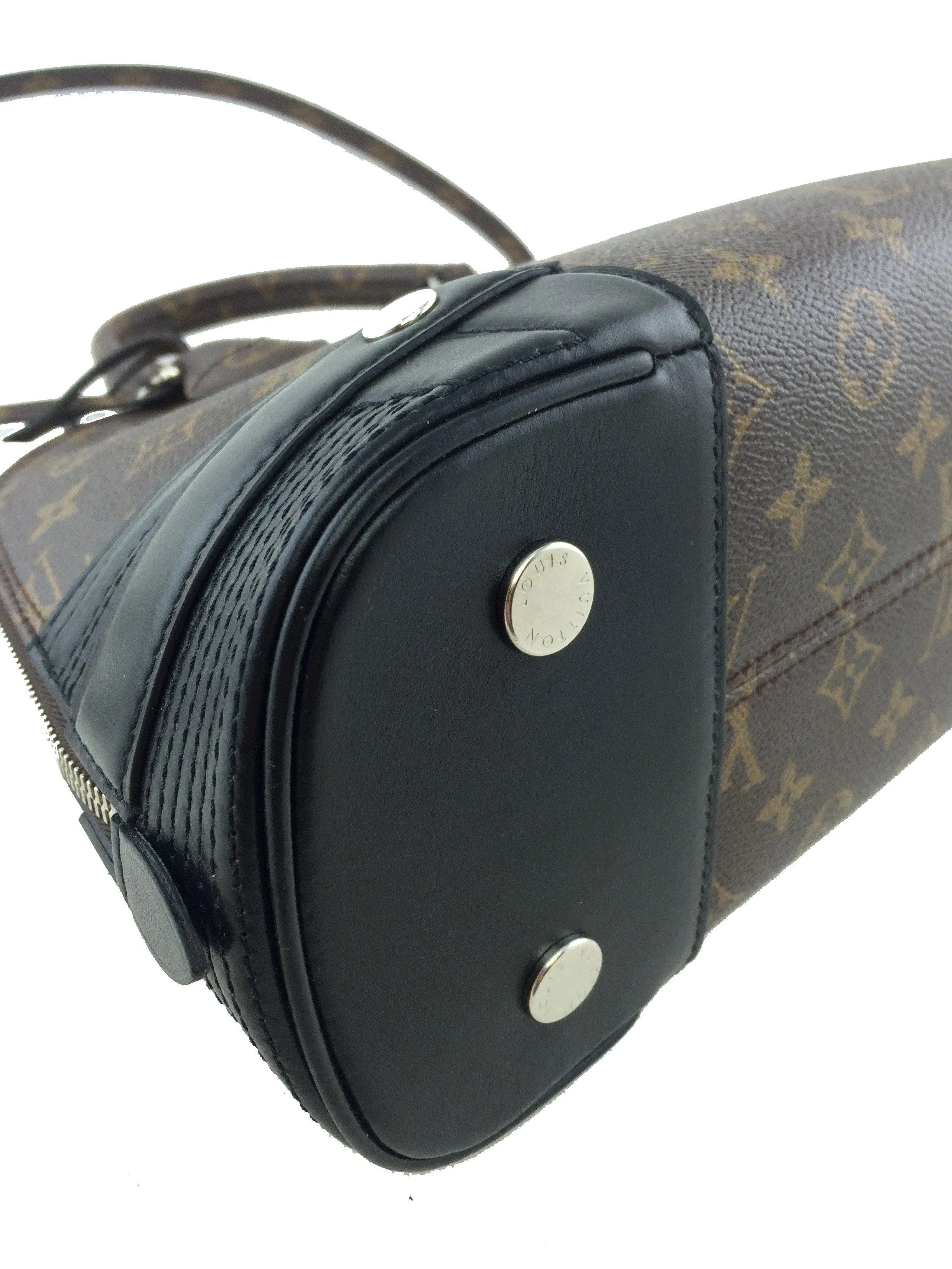 Louis Vuitton Limited Edition Shiny Monogram Canvas Alma PM Bag