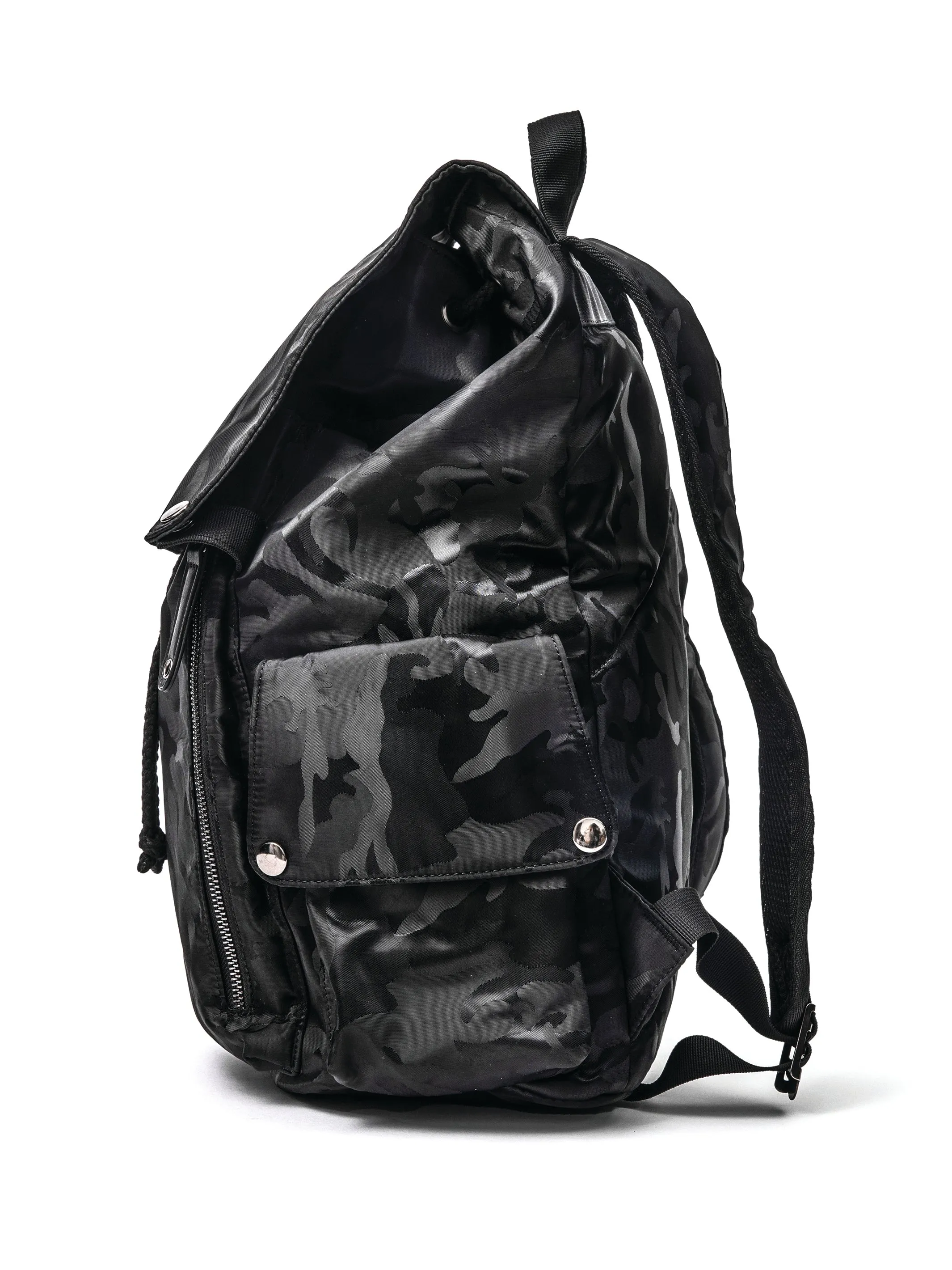 Luxe Black Camo Backpack