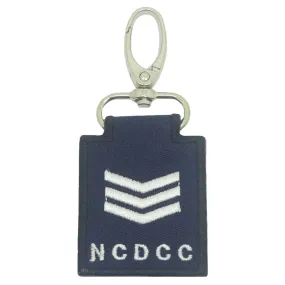 MINI NCDCC RANK KEYCHAIN - SERGEANT (SGT)