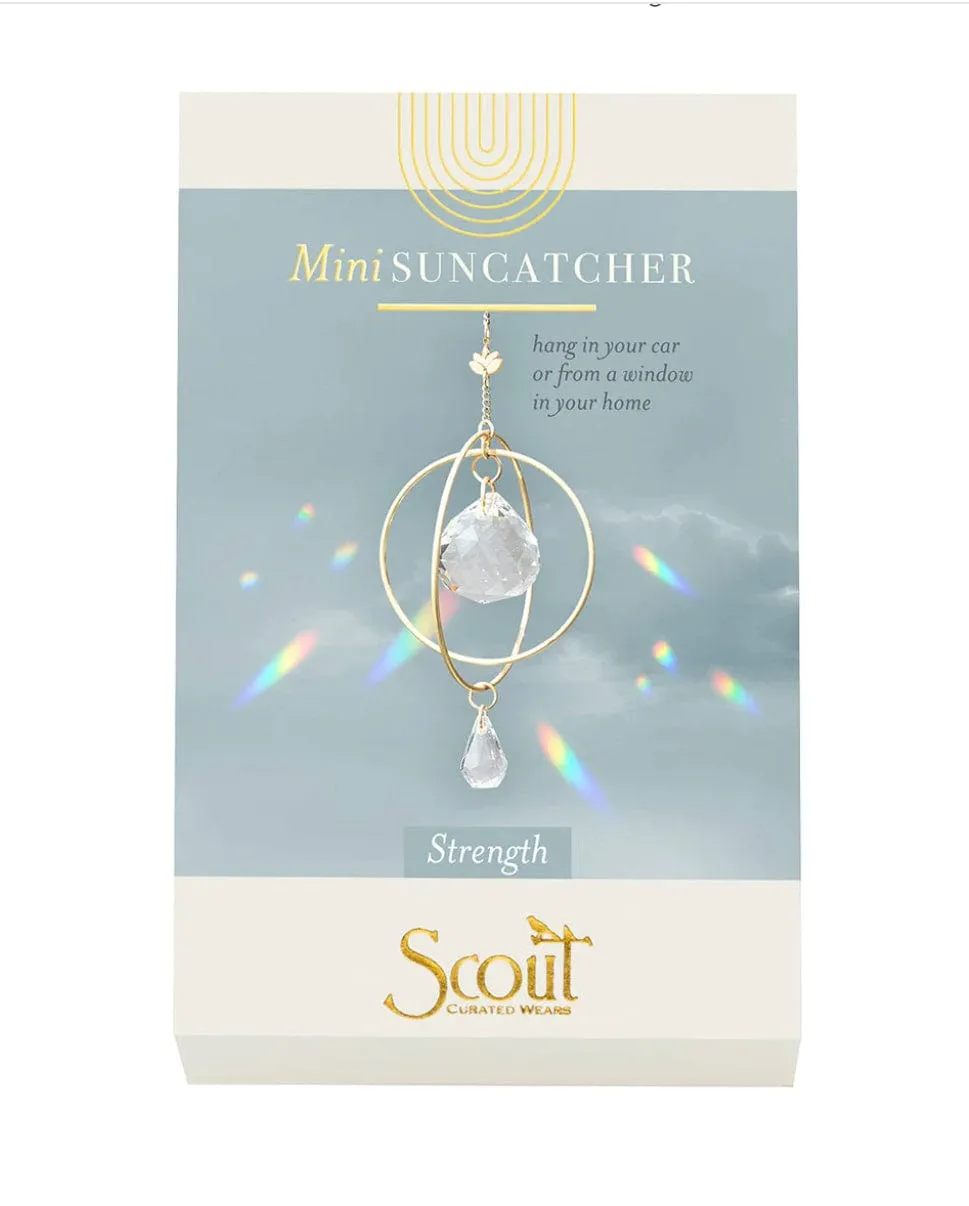 Mini Suncatcher - Lotus/Strength