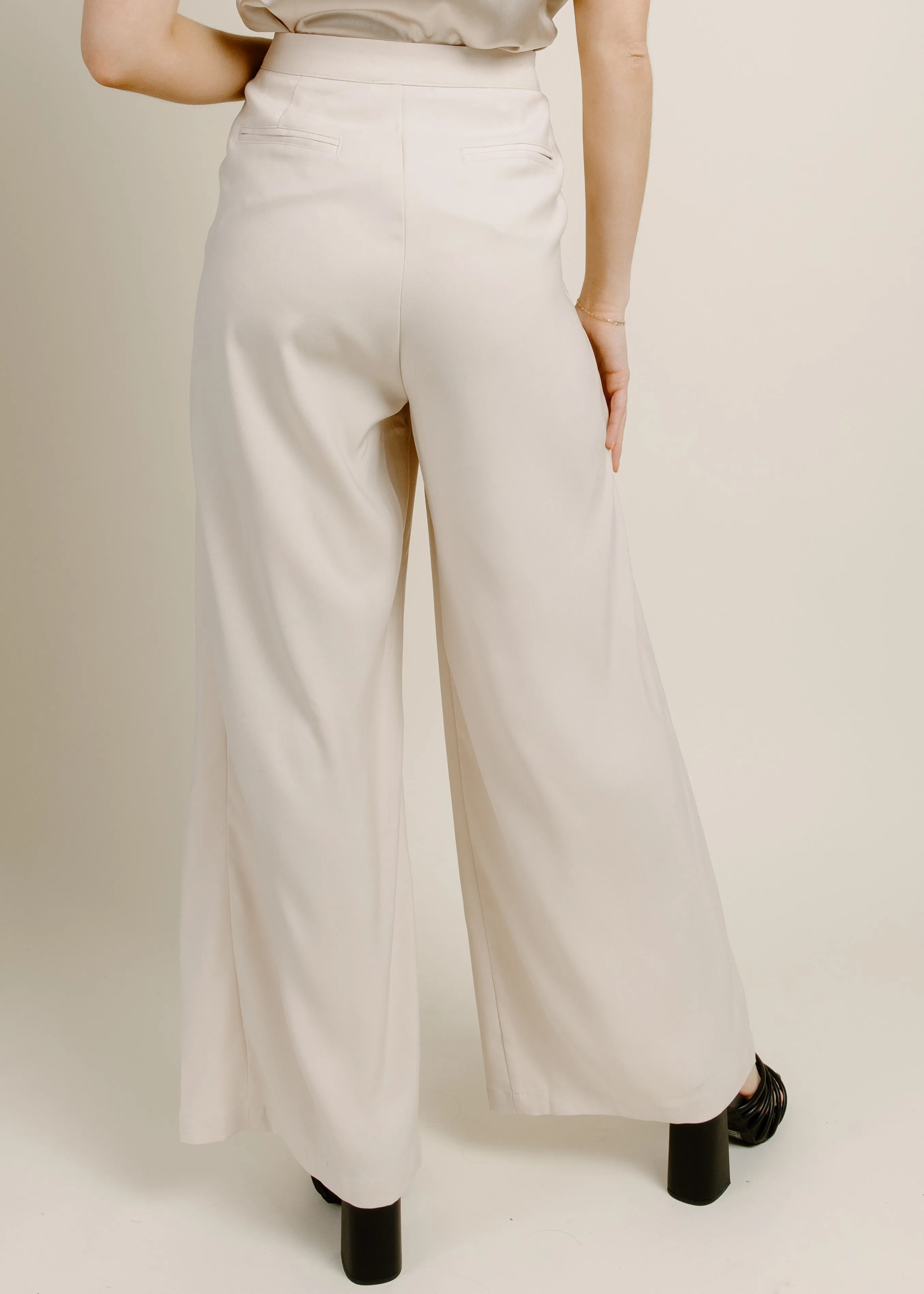 Miranda Beige Wide Leg Pant