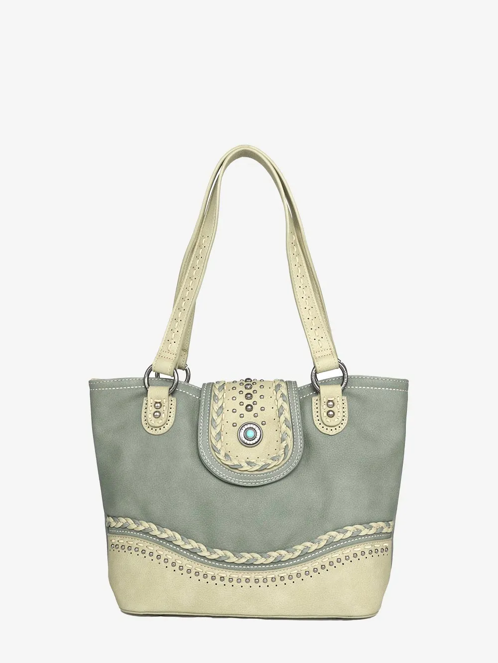 Montana West Concho Flap Concealed Carry Tote